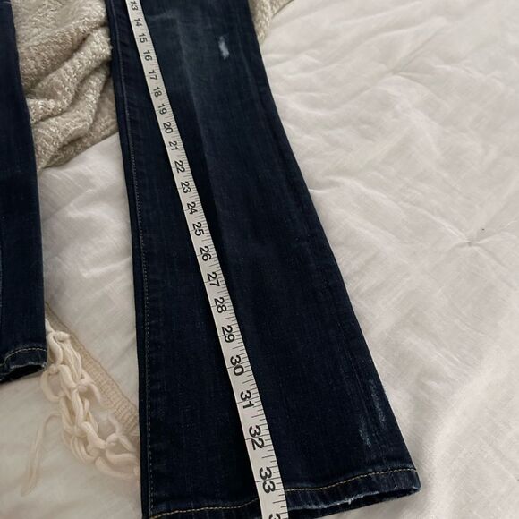 Genetic Denim Women’s 27 Dark Wash Boot Cut Jeans Y2K - Picture 4 of 9